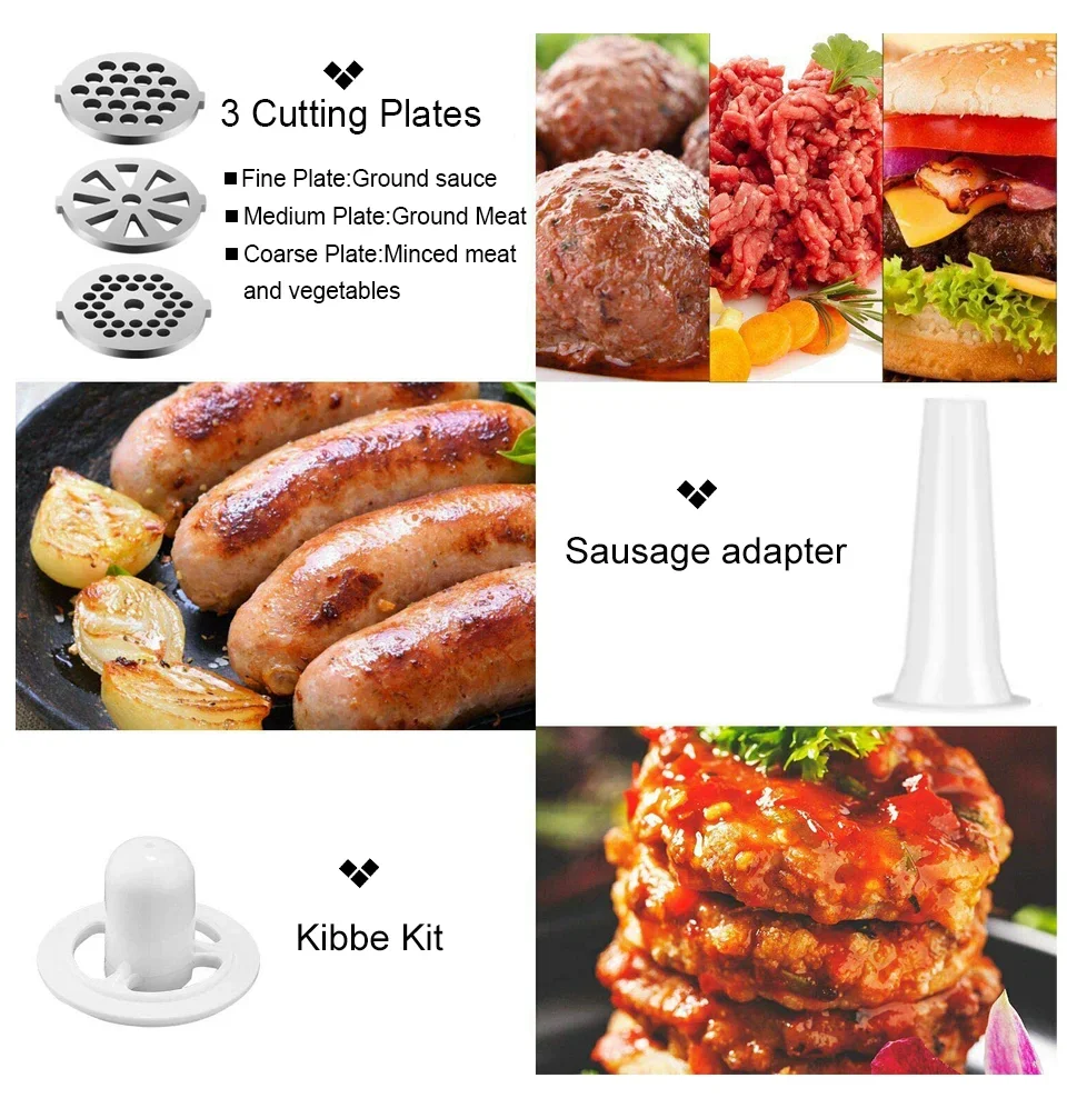 moedor de carne elétrico