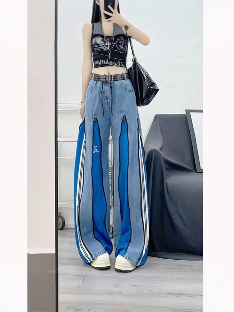 Novo estilo casual feminino com fechos