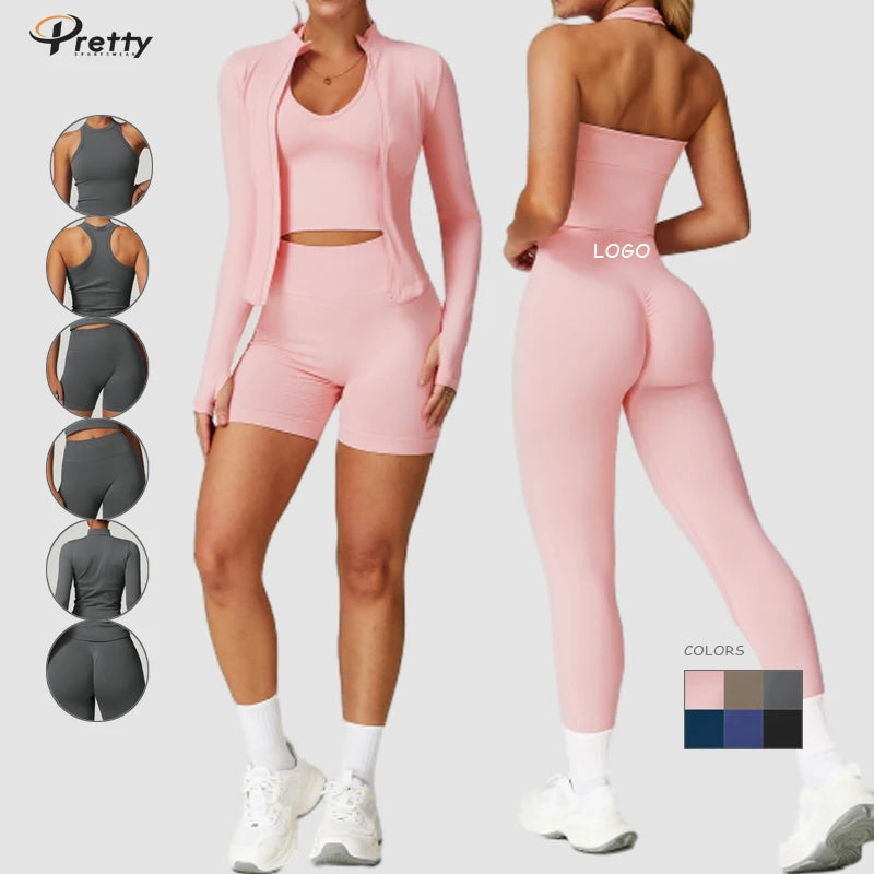 Conjunto de ginástica para ioga estilo novo