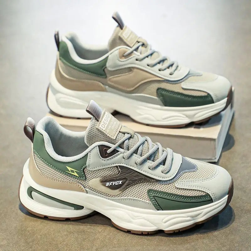 Sapatos masculinos de verão respiráveis