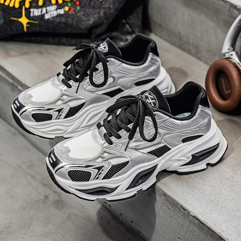 Tendência de calçado desportivo casual masculinos
