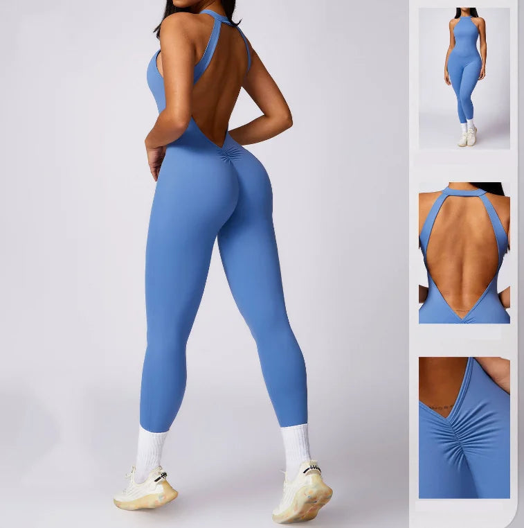 Roupa desportiva feminina de compressão