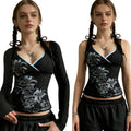 Estilo Dark Punk Floral