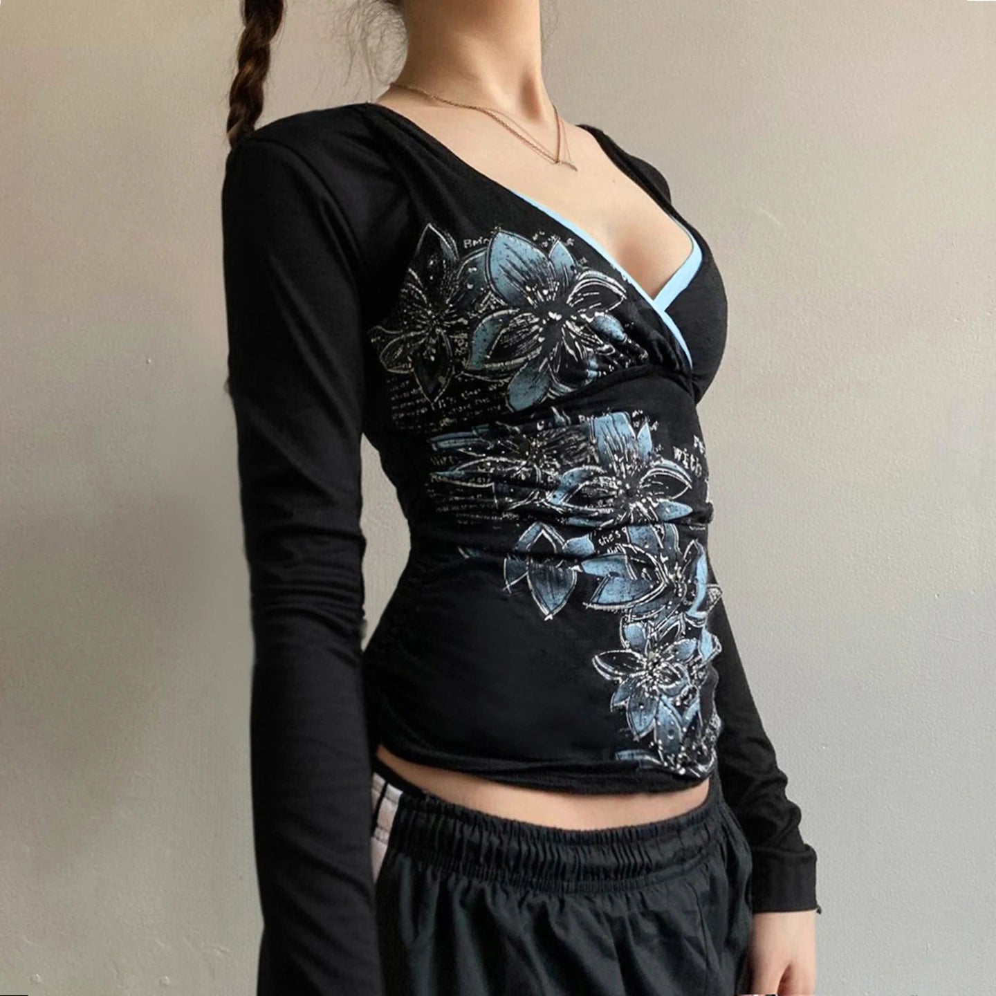Estilo Dark Punk Floral