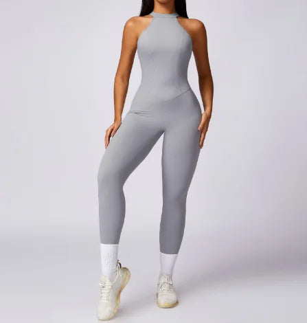 Roupa desportiva feminina de compressão