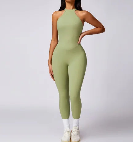 Roupa desportiva feminina de compressão