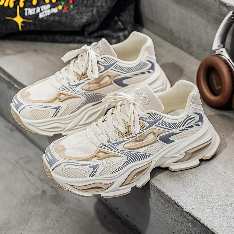 Tendência de calçado desportivo casual masculinos