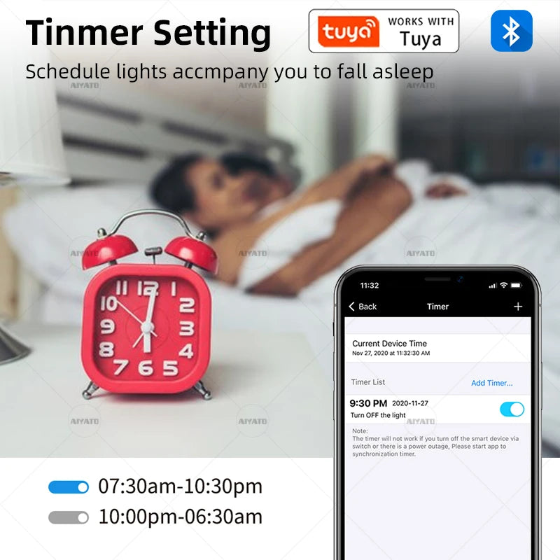 bluetooth lâmpada led regulável