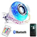 lâmpada rgb multi-cor alto-falante