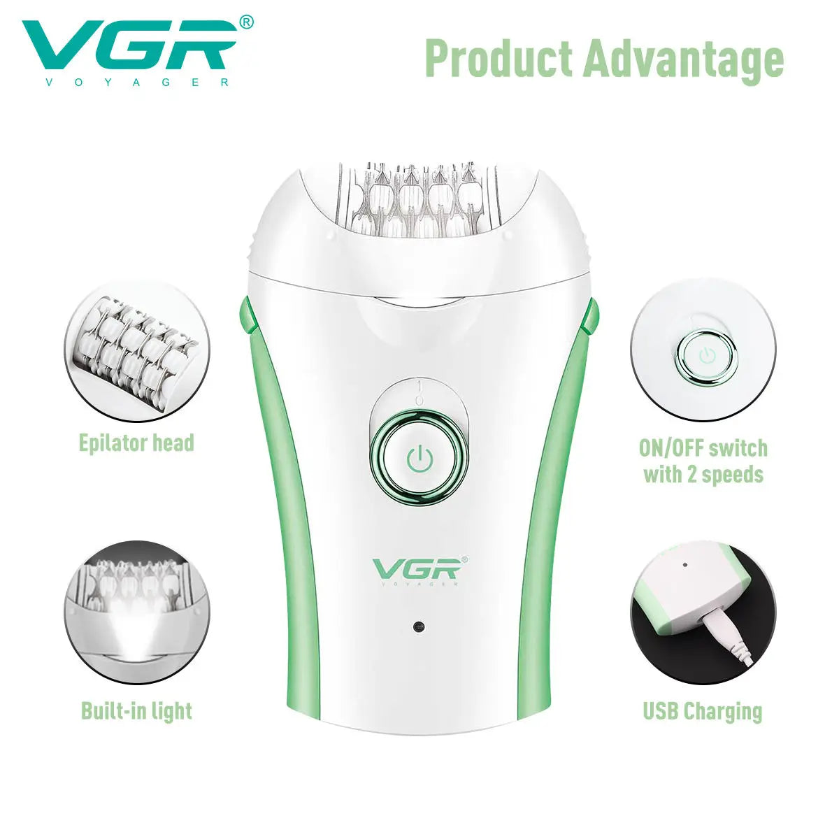 Vgr 705 depilador profissional