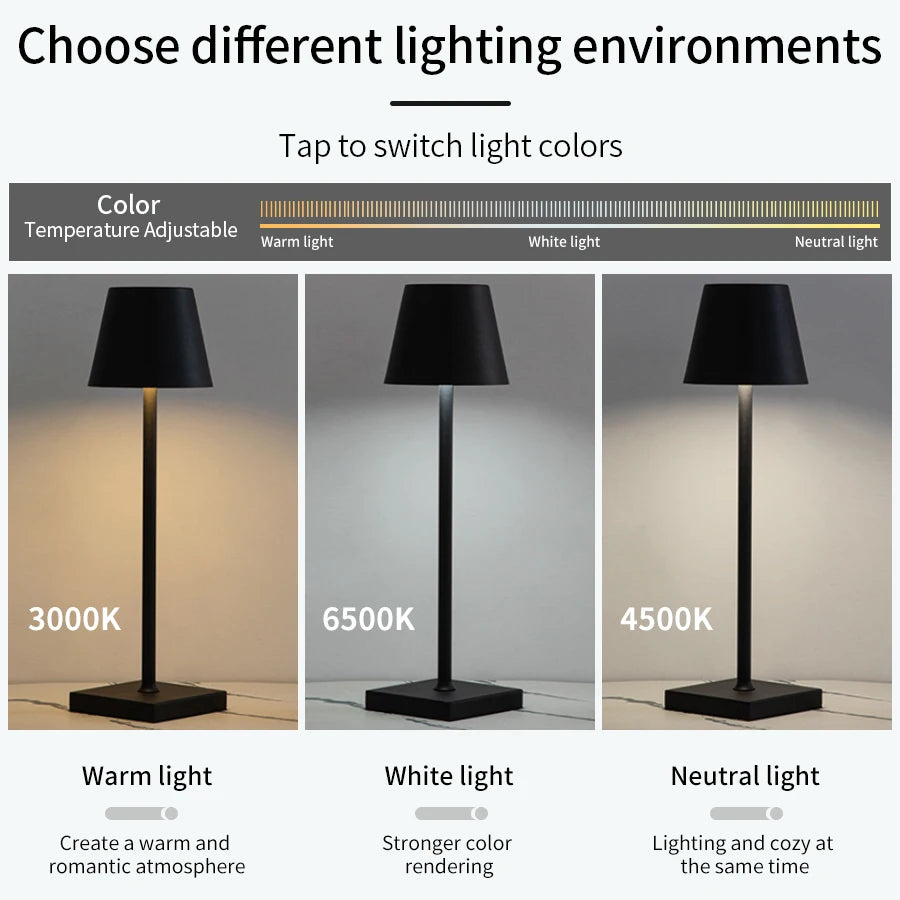 Rechargeable LED Table Lamp