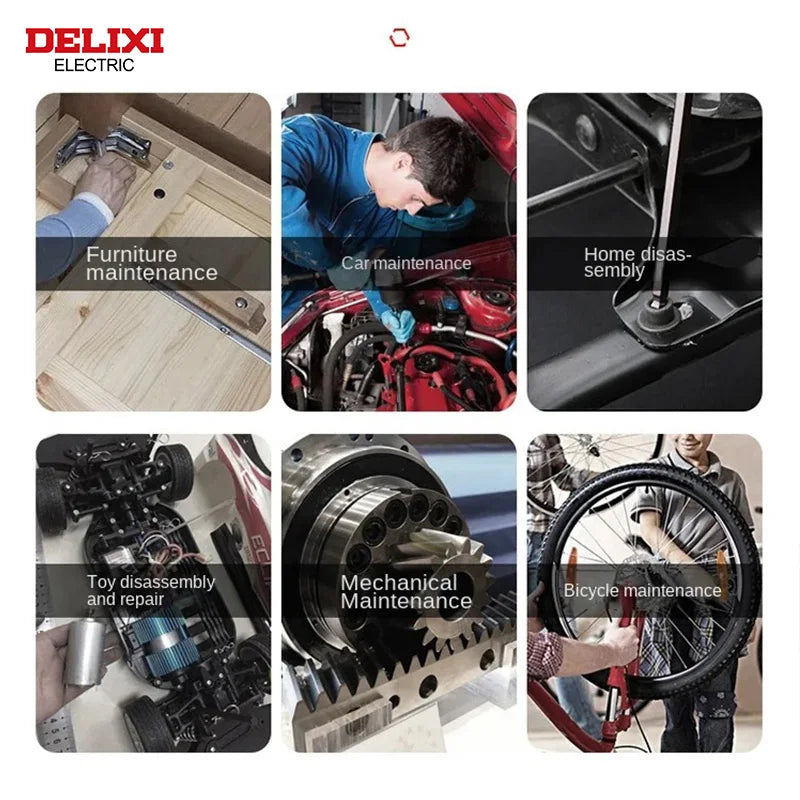 DELIXI-Conjunto de chaves Allen elétricas