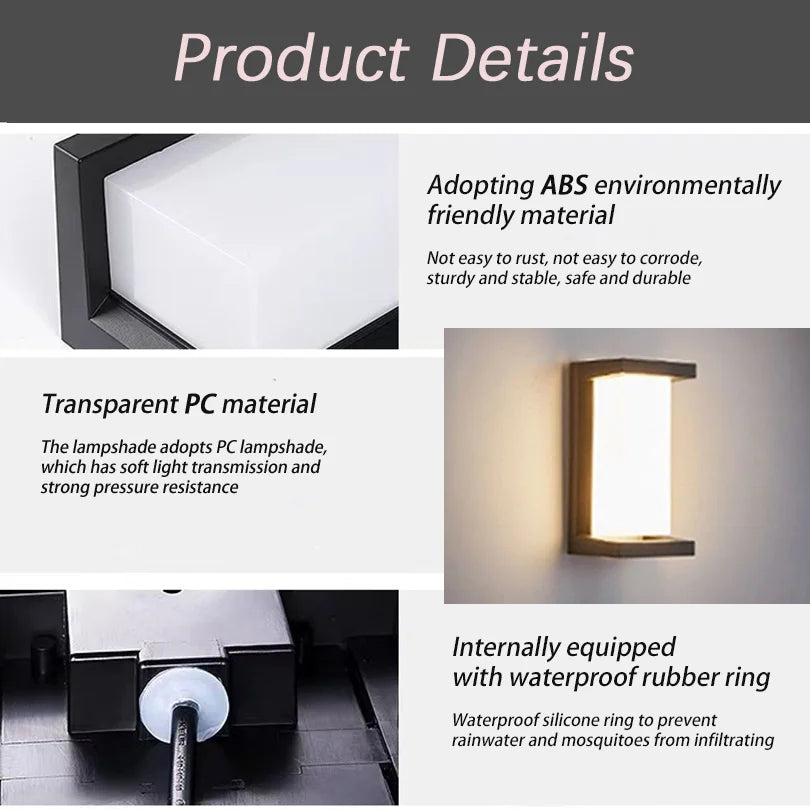 Led Outdoor Wall Light
