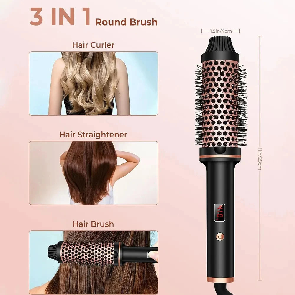 3 em 1 alisador de cabelo iônico profissional